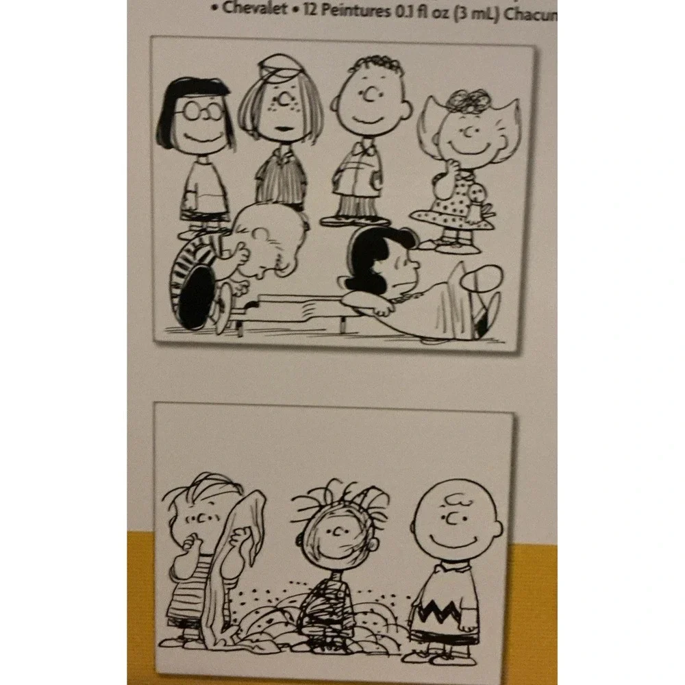 Peanuts Amazing Art Set For Kids, 4 Canvases To Paint, New In‎ Sealed In Box